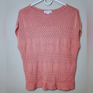 Liz Claiborne Short Sleeve Knit Top Size Large